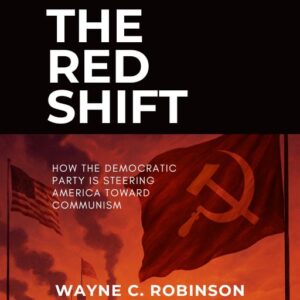 democratic party, american flag and communist flag