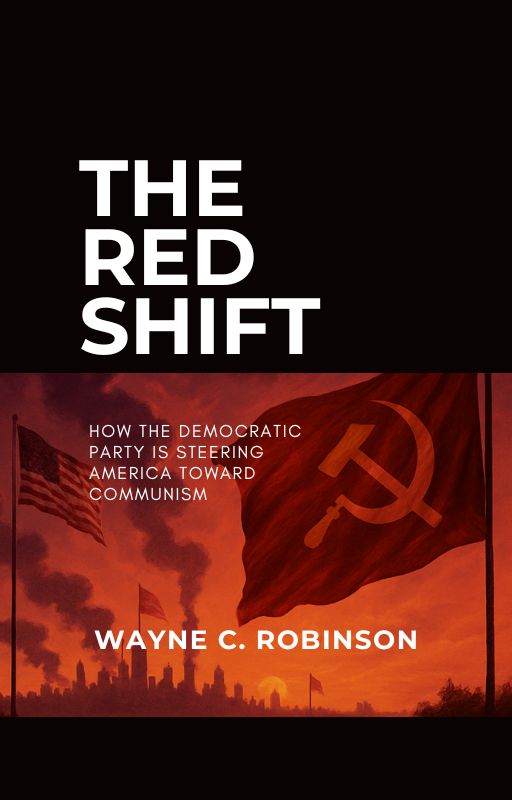 democratic party, american flag and communist flag