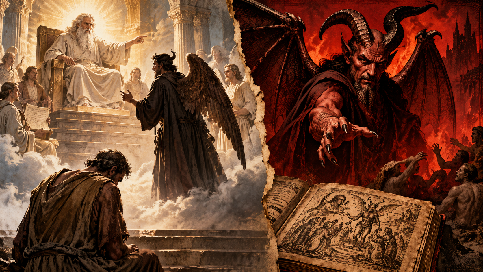 Historical interpretation of Satan's evolution from the Hebrew Bible to Christian theology